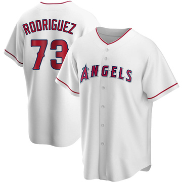 Men's Chris Rodriguez Los Angeles Angels Roster Name & Number T-Shirt - Red
