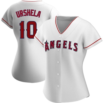 Men's Gio Urshela Los Angeles Angels Backer T-Shirt - Red