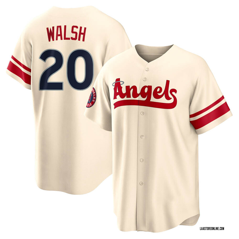 Nike Youth Los Angeles Angels Jared Walsh #20 Red Home T-Shirt