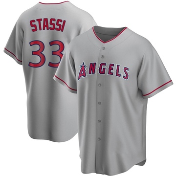 Baseball Los Angeles Angels #33 Max Stassi Cream Stitched 2022 City Connect  Jersey Men Youth Women