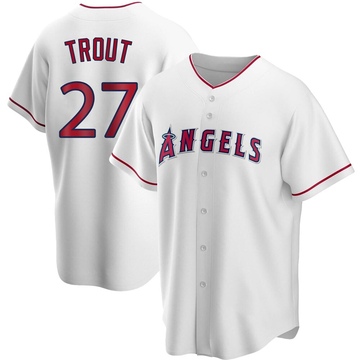 Los Angeles Angels Mike Trout Replica Alternate Scarlet Baseball Jersey -  Sports Unlimited