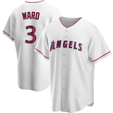 Nike Youth Los Angeles Angels Taylor Ward #3 White Cool Base Home