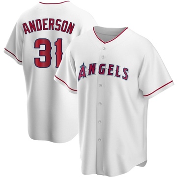 Youth Tyler Anderson Los Angeles Angels Backer T-Shirt - Ash